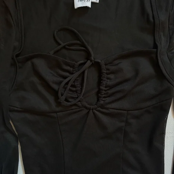 Princess Polly Chapman Long Sleeve Top in black - Picture 4 of 9